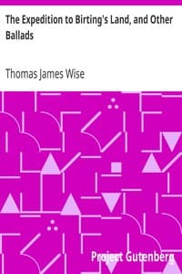The Expedition to Birting's Land, and Other Ballads