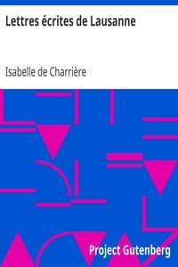 Lettres écrites de Lausanne