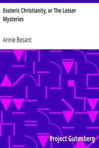 Esoteric Christianity, or The Lesser Mysteries book cover