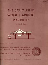 The Scholfield Wool-Carding Machines book cover