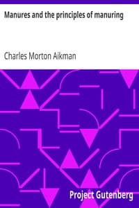 Manures and the principles of manuring book cover
