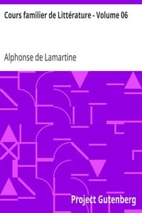 Cours familier de Littérature - Volume 06