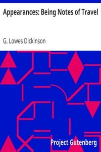 Appearances: Being Notes of Travel book cover