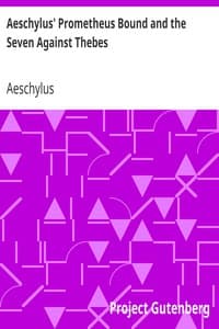Aeschylus' Prometheus Bound and the Seven Against Thebes book cover