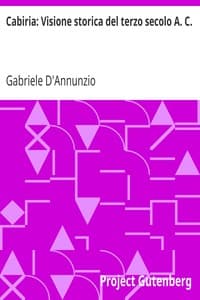 Cabiria: Visione storica del terzo secolo A. C. book cover