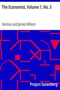 The Economist, Volume 1, No. 3 book cover