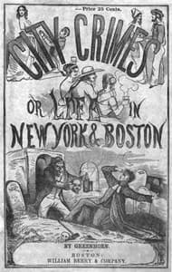 City Crimes; Or, Life in New York and Boston