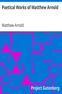 Poetical Works of Matthew Arnold