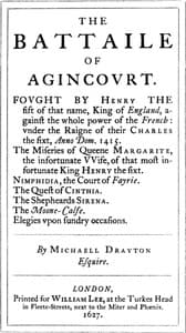 The Battaile of Agincourt