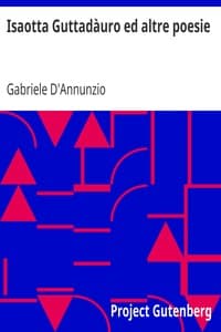 Isaotta Guttadàuro ed altre poesie book cover
