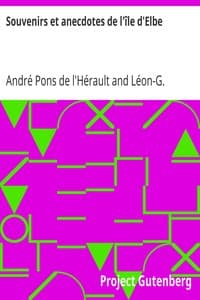 Souvenirs et anecdotes de l'île d'Elbe book cover