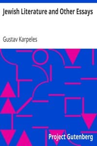 Jewish Literature and Other Essays