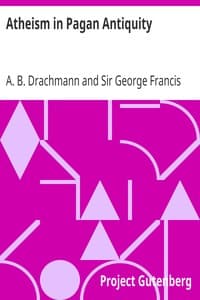 Atheism in Pagan Antiquity book cover