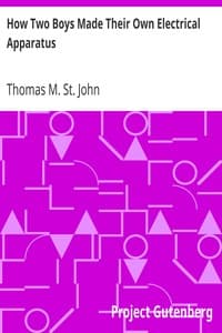 How Two Boys Made Their Own Electrical Apparatus
Containing Complete Directions for Making All Kinds of Simple Apparatus for the Study of Elementary Electricity book cover
