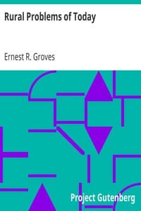 Rural Problems of Today book cover