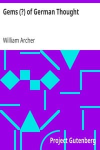 Gems (?) of German Thought book cover