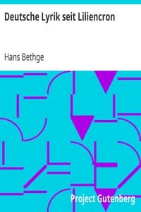 Deutsche Lyrik seit Liliencron book cover