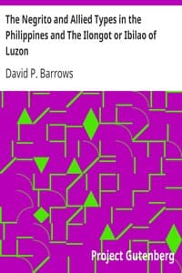 The Negrito and Allied Types in the Philippines and The Ilongot or Ibilao of Luzon book cover