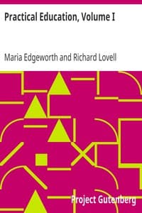 Practical Education, Volume I book cover