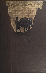 Captain Bayley's Heir: A Tale of the Gold Fields of California book cover