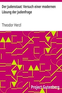Der Judenstaat: Versuch einer modernen Lösung der Judenfrage book cover