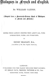 Dialogues in French and English book cover