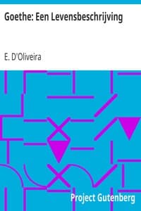 Goethe: Een Levensbeschrijving book cover