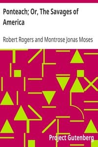 Ponteach; Or, The Savages of America book cover
