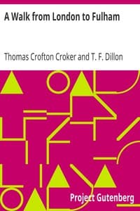 A Walk from London to Fulham book cover