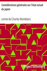 Considérations générales sur l'état actuel du Japon book cover
