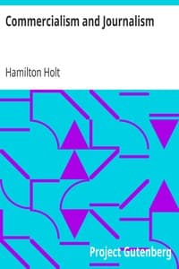 Commercialism and Journalism book cover