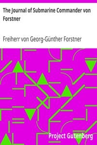 The Journal of Submarine Commander von Forstner book cover