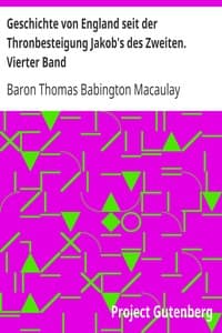 Geschichte von England seit der Thronbesteigung Jakob's des Zweiten. Vierter Band book cover