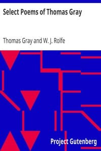 Select Poems of Thomas Gray