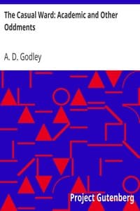 The Casual Ward: Academic and Other Oddments book cover