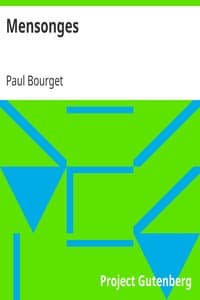Mensonges book cover