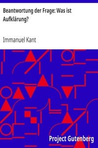 Beantwortung der Frage: Was ist Aufklärung? book cover