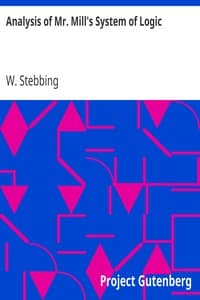 Analysis of Mr. Mill's System of Logic book cover