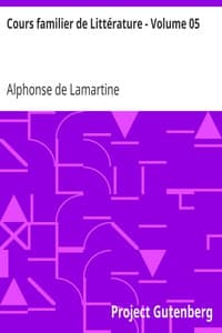 Cours familier de Littérature - Volume 05 book cover