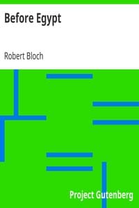 Before Egypt book cover