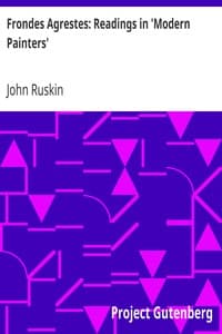 Frondes Agrestes: Readings in 'Modern Painters' book cover