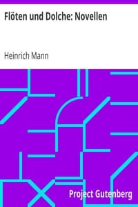 Flöten und Dolche: Novellen