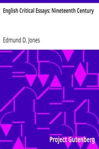 English Critical Essays: Nineteenth Century