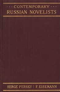 Contemporary Russian Novelists book cover