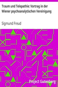 Traum und Telepathie: Vortrag in der Wiener psychoanalytischen Vereinigung book cover