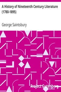 A History of Nineteenth Century Literature (1780-1895) book cover