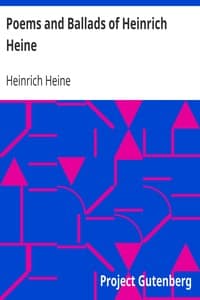 Poems and Ballads of Heinrich Heine book cover
