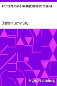 Artists Past and Present; Random Studies book cover