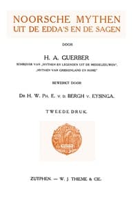 Noorsche mythen uit de Edda's en de sagen book cover