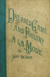 Dressed Game and Poultry à la Mode book cover
